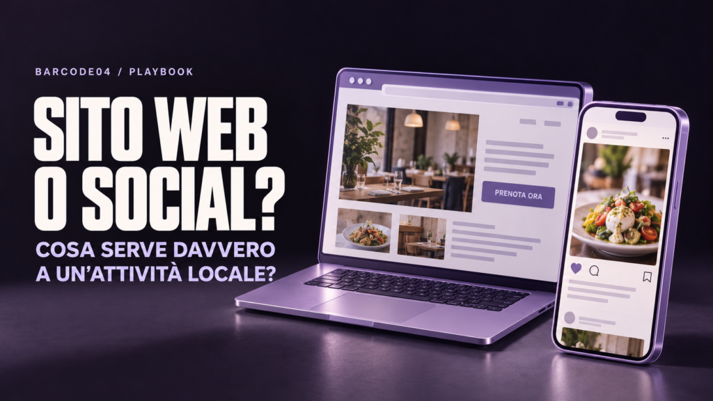 Sito web o social: cosa serve davvero a un’attività locale nel 2026?