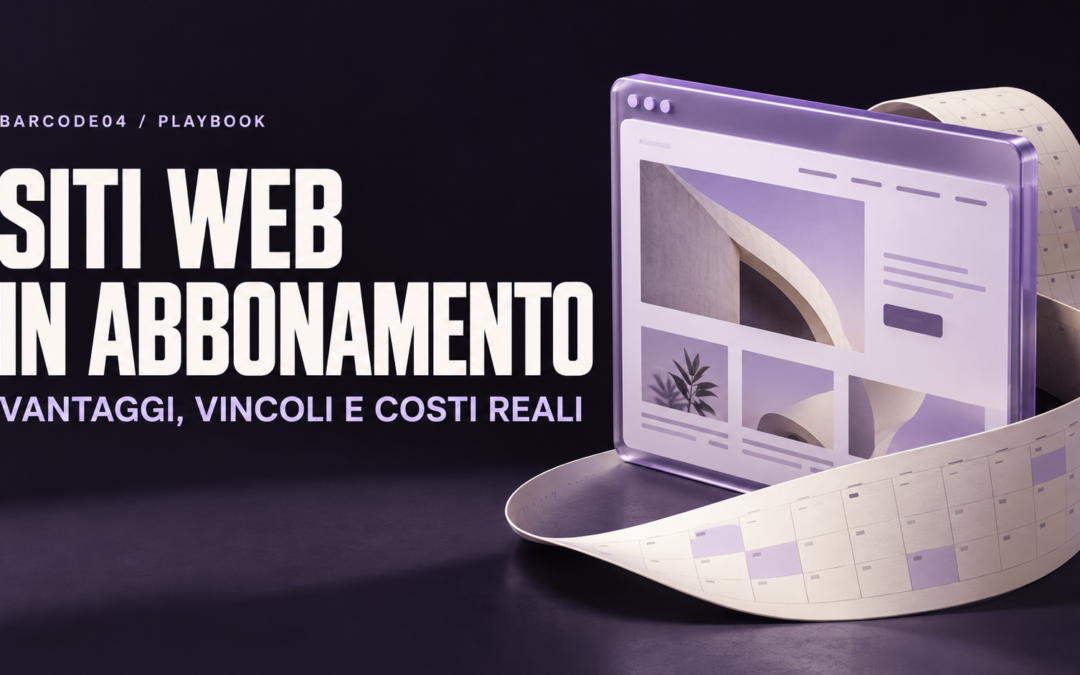 Siti web vetrina in abbonamento: vantaggi, svantaggi e costi